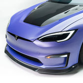TESLA MODEL S PLAID AERO FRONT SPOILER CARBON FIBER